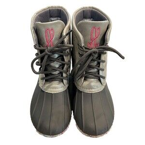 MarleyLilly Confetti Monogrammed Boots Girls SZ 1